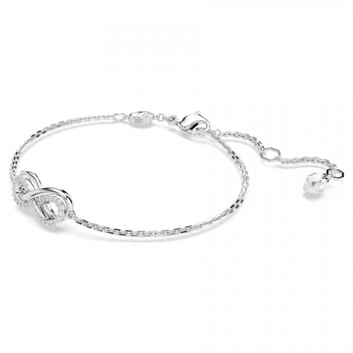 SWAROVSKI Βραχιόλι Hyperbola Άπειρο, Λευκό, Επιμετάλλωση ροδίου 5679664