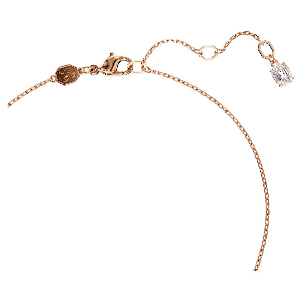 SWAROVSKI Idyllia Y Μενταγιόν με αλυσίδα, Pearl Crystal, "Κοχύλι" Ροζ-Χρυσός Τόνος 5680299
