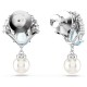 SWAROVSKI Σκουλαρίκια-Σταγόνα Idyllia, Crystal pearl, Κοχύλι, Μπλε, Επιροδιωμένο 5680301