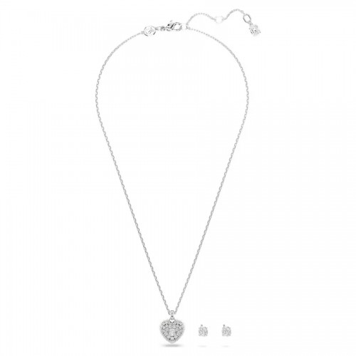 SWAROVSKI Σετ Hyperbola Καρδιά, Λευκό, Επιμετάλλωση ροδίου 5684383 SWAROVSKI Σετ Hyperbola Καρδιά, Λευκό, Επιμετάλλωση ροδίου 5684383