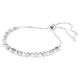 SWAROVSKI Βραχιόλι Matrix Crystal Pearl, Στρογγυλή κοπή, Λευκό, Επιμετάλλωση ροδίου 5689633