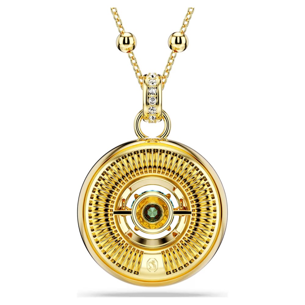 SWAROVSKI Symbolica Μενταγιόν με αλυσίδα, Πολύχρωμο, Ματάκι, Χρυσ΄΄ος Τόνος 5692166