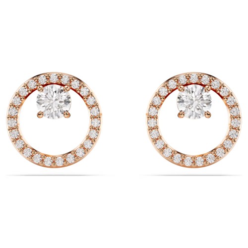 SWAROVSKI Constella Στρογγυλή κοπή, Λευκά, Επιμετάλλωση Ροζ-Χρυσό, 5692263