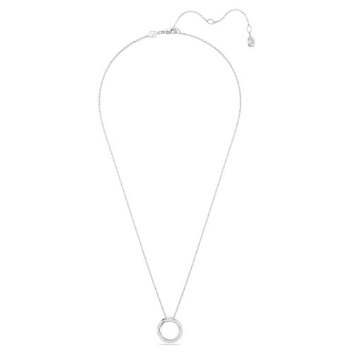 SWAROVSKI Dextera Μενταγιόν με αλυσίδα, Pave, Λευκό, Επιροδιωμένο 5692737