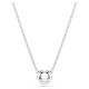 SWAROVSKI Imber Μενταγιόν με αλυσίδα, Crystal pearl, Στρογγυλή κοπή, Επιροδιωμένο 5696039