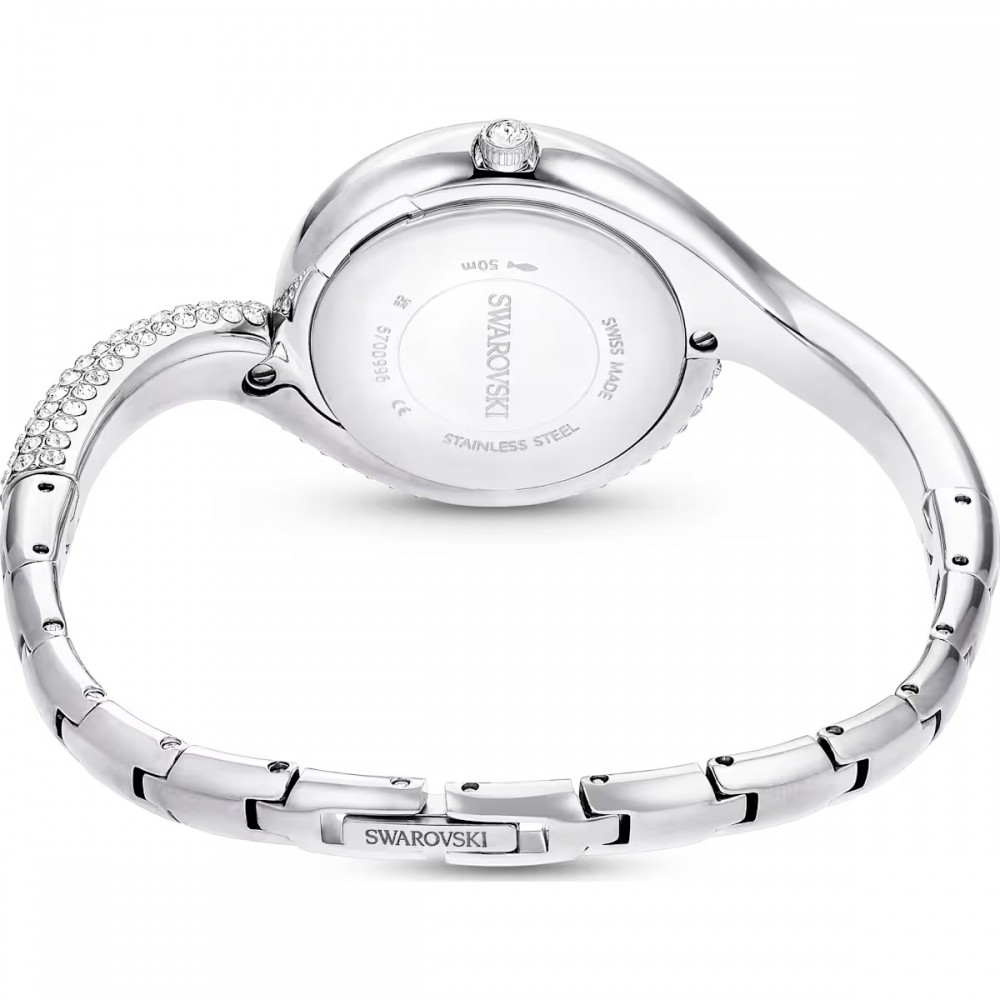 SWAROVSKI Dextera Bangle Eλβετικής κατασκευής, Μπρασελέ από Ανοξείδωτο Ατσάλι, Ασημί τόνος, 5700996 SWAROVSKI Dextera Bangle Eλβετικής κατασκευής, Μπρασελέ από Ανοξείδωτο Ατσάλι, Ασημί τόνος, 5700996