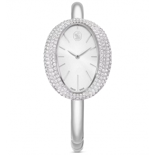 SWAROVSKI Imber Bangle Eλβετικής κατασκευής, Μπρασελέ από Ανοξείδωτο Ατσάλι, Ασημί τόνος, 5705419
