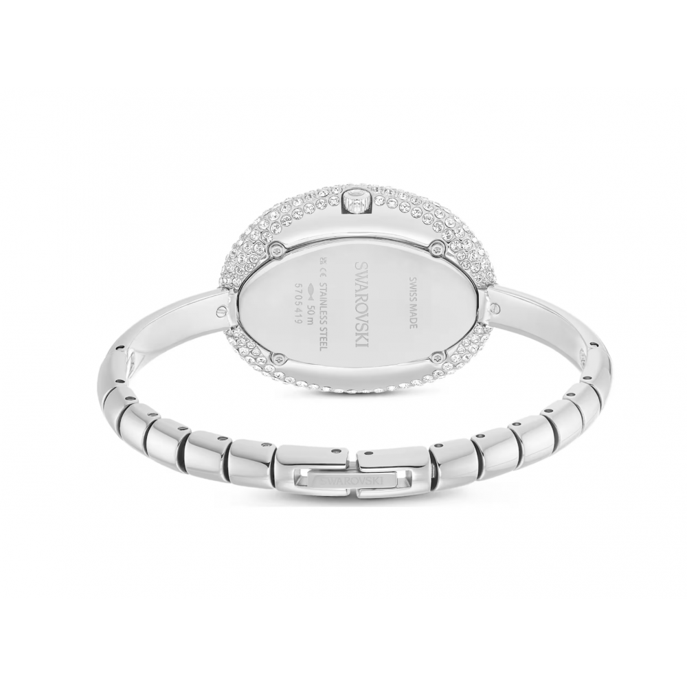 SWAROVSKI Imber Bangle Eλβετικής κατασκευής, Μπρασελέ από Ανοξείδωτο Ατσάλι, Ασημί τόνος, 5705419