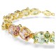SWAROVSKI Gema Tennis Βραχιόλι, Μίξη Κοπών, Πολύχρωμο, Επιμετάλλωση σε Χρυσό Τόνο 5705808 SWAROVSKI Gema Tennis Βραχιόλι, Μίξη Κοπών, Πολύχρωμο, Επιμετάλλωση σε Χρυσό Τόνο 5705808