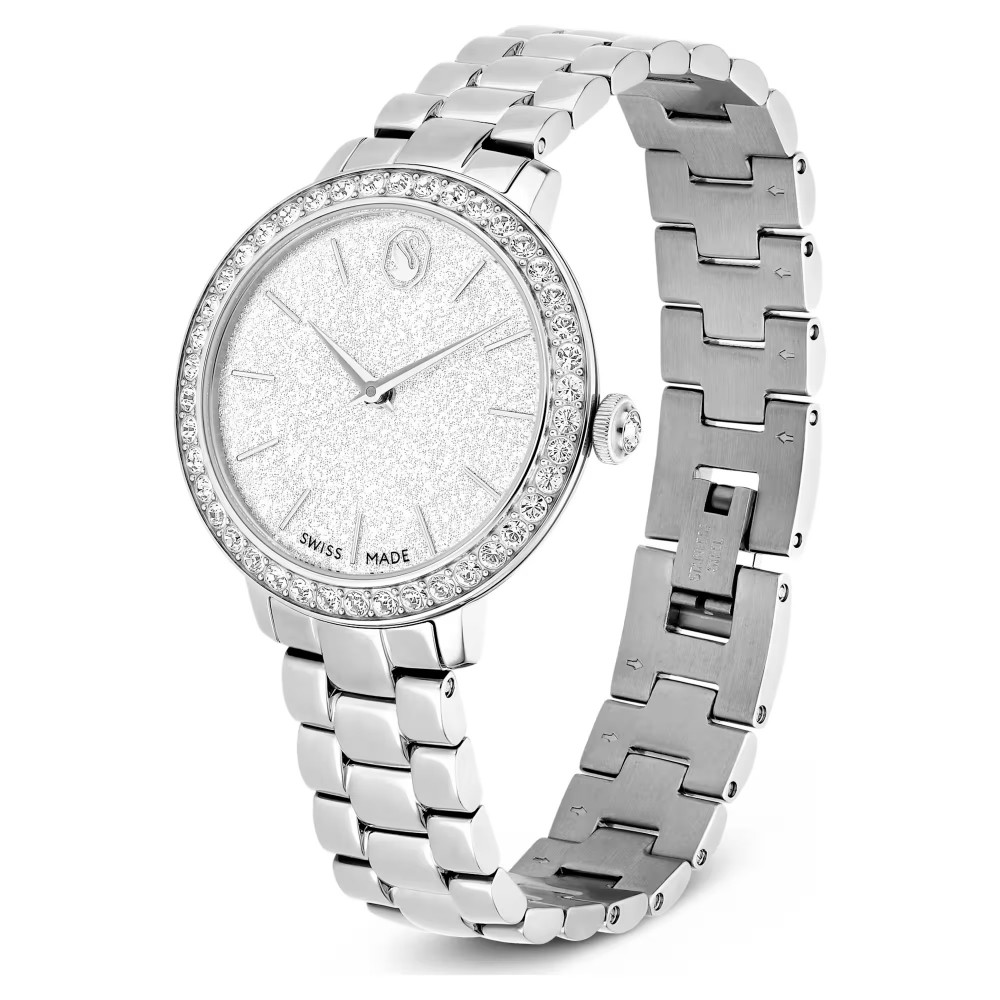 SWAROVSKI Eλβετικής κατασκευής, Μεταλλικό μπρασελέ, Ασημί τόνος, Ανοξείδωτο ατσάλι 5706182