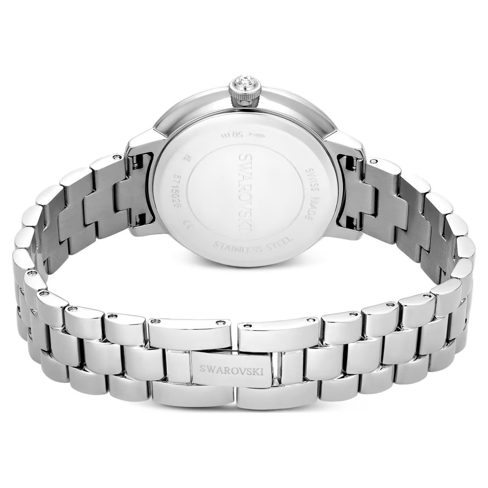 SWAROVSKI Eλβετικής κατασκευής, Μεταλλικό μπρασελέ, Ασημί τόνος, Ανοξείδωτο ατσάλι 5706182