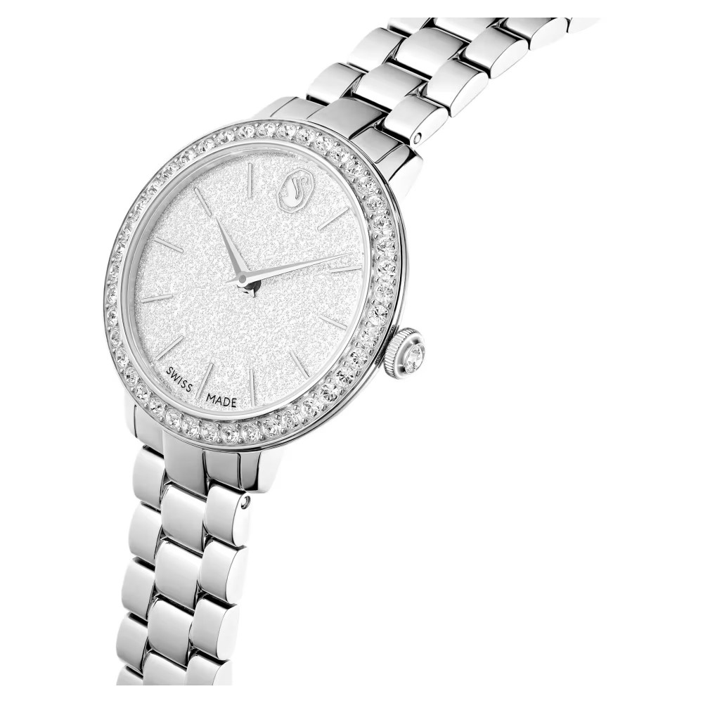 SWAROVSKI Eλβετικής κατασκευής, Μεταλλικό μπρασελέ, Ασημί τόνος, Ανοξείδωτο ατσάλι 5706182