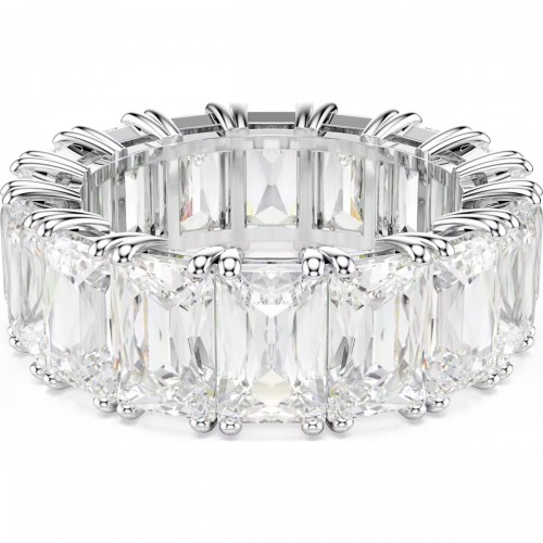 SWAROVSKI Matrix Vittore Δαχτυλίδι κοπή Baguette, Λευκό, Επιροδιωμένο 5709278