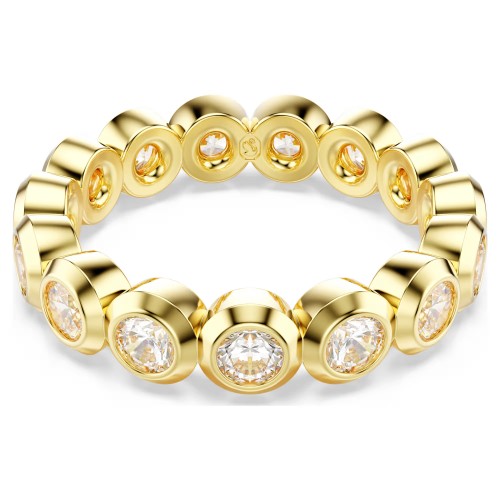 SWAROVSKI Δαχτυλίδι imber, Στρογγυλή κοπή, Λευκό, Επιμετάλλωση σε Χρυσό Τόνο 5714309