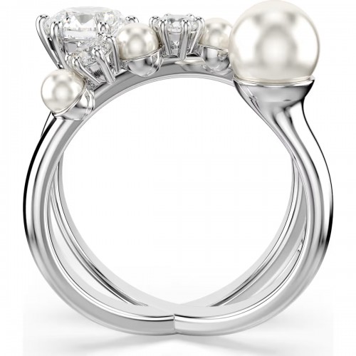 SWAROVSKI Matrix Coctail Δαχτυλίδι Crystal Pearl, Στρογγυλή Κοπή, Λευκό, Επιμετάλλωση Ροδίου 5714378
