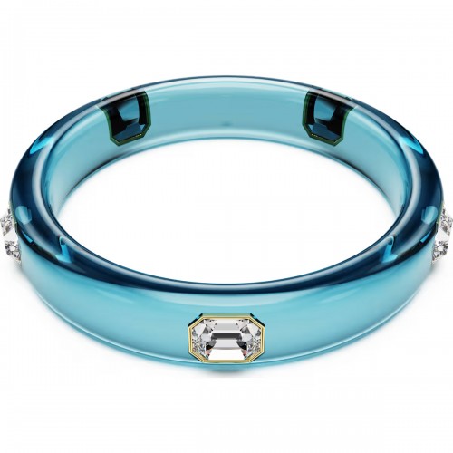 SWAROVSKI Dulcis Βραχιόλι, Οκτάγωνη κοπής, Μπλε, Επιμετάλλωση σε Χρυσό Τόνο 5714390