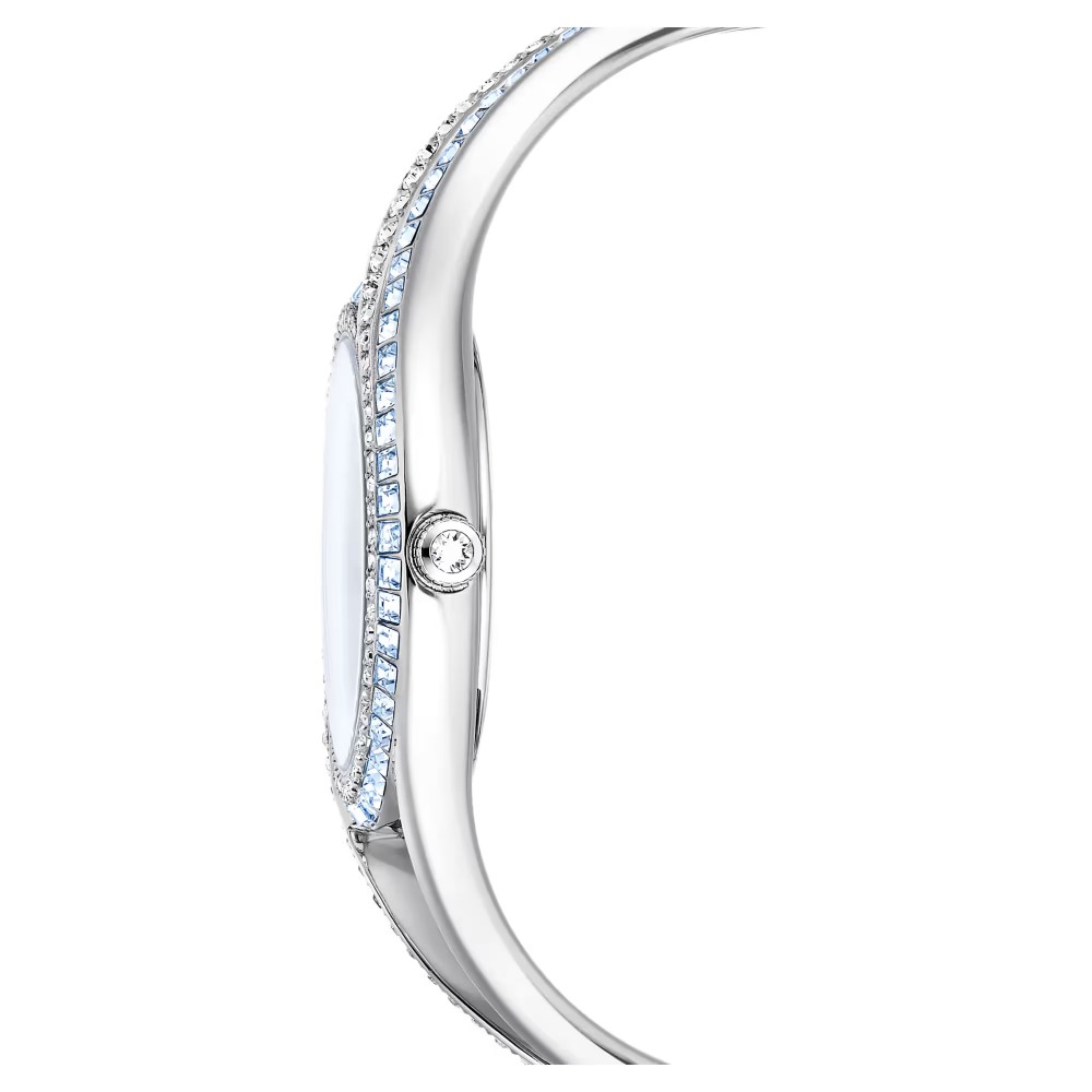 SWAROVSKI Hyperbola Bangle Eλβετικής κατασκευής, Μπρασελέ από Ανοξείδωτο Ατσάλι, Ασημί τόνος, 5715463 SWAROVSKI Hyperbola Bangle Eλβετικής κατασκευής, Μπρασελέ από Ανοξείδωτο Ατσάλι, Ασημί τόνος, 5715463