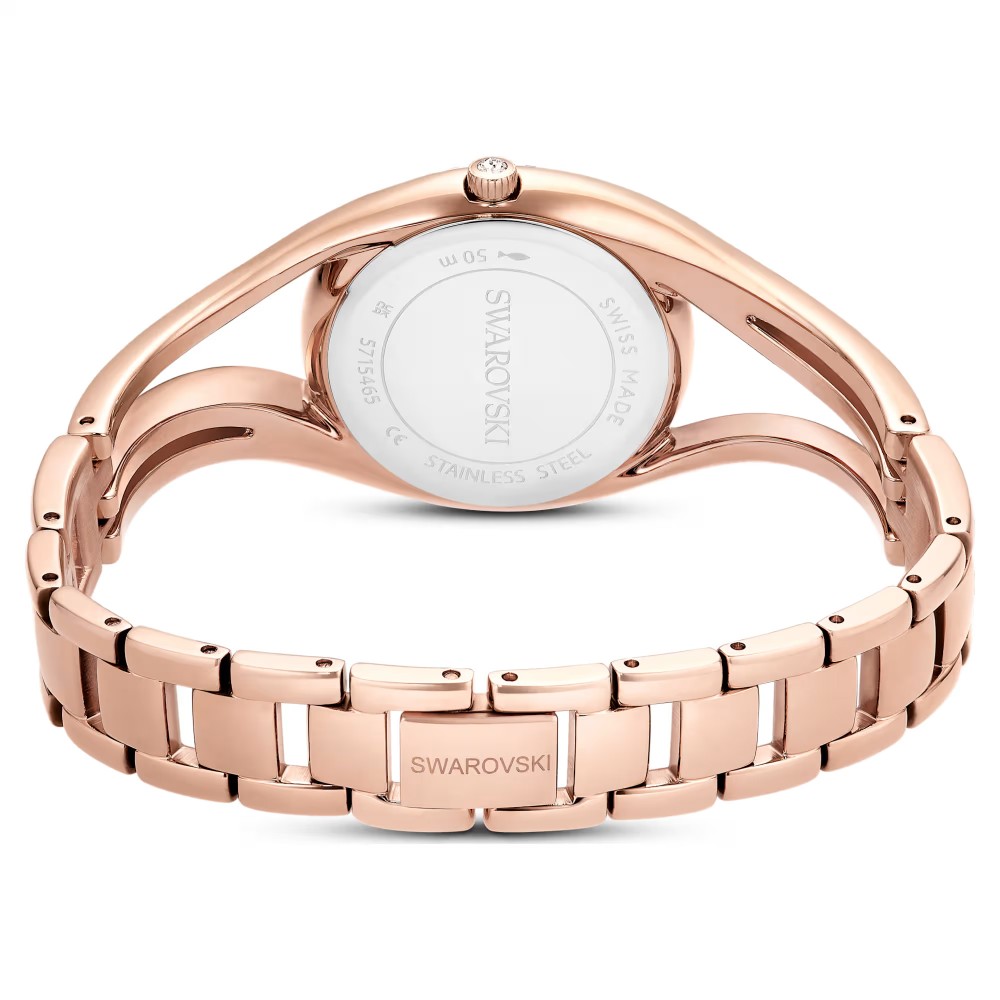 SWAROVSKI Hyperbola Bangle Eλβετικής κατασκευής, Μπρασελέ από Ανοξείδωτο Ατσάλι, Ροζ-Χρυσός τόνος, 5715465 SWAROVSKI Hyperbola Bangle Eλβετικής κατασκευής, Μπρασελέ από Ανοξείδωτο Ατσάλι, Ροζ-Χρυσός τόνος, 5715465