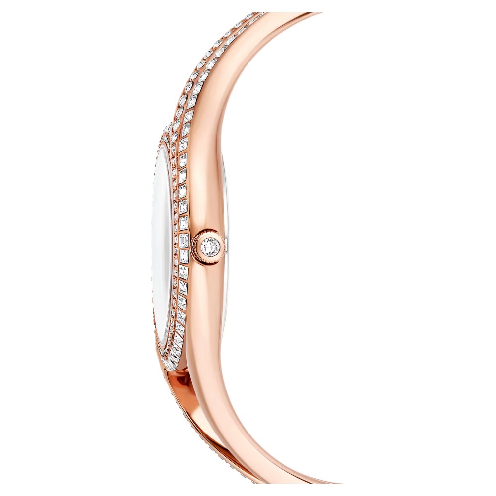 SWAROVSKI Hyperbola Bangle Eλβετικής κατασκευής, Μπρασελέ από Ανοξείδωτο Ατσάλι, Ροζ-Χρυσός τόνος, 5715465 SWAROVSKI Hyperbola Bangle Eλβετικής κατασκευής, Μπρασελέ από Ανοξείδωτο Ατσάλι, Ροζ-Χρυσός τόνος, 5715465