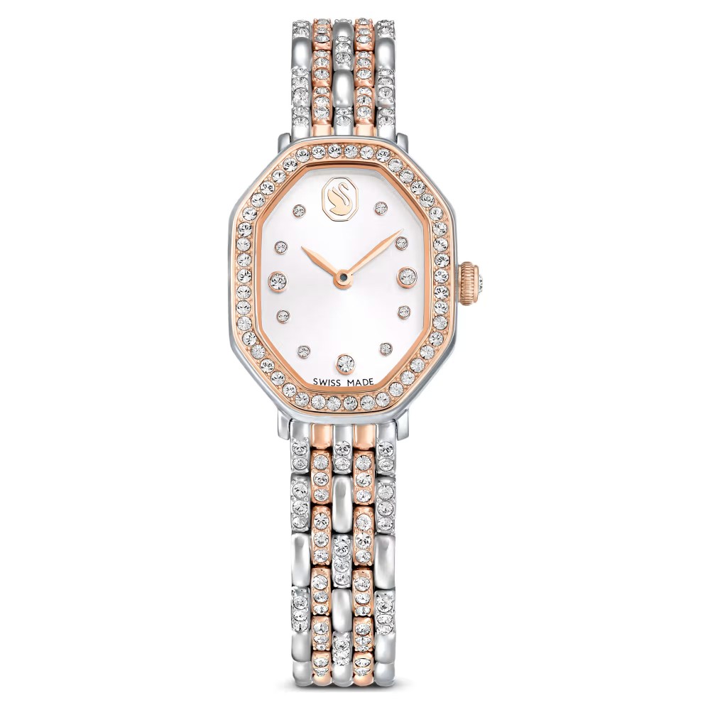 SWAROVSKI Dextera Eλβετικής κατασκευής, με Μπρασελέ από Ανοξείδωτο ατσάλι Δύο Τόνων 5715521 SWAROVSKI Dextera Eλβετικής κατασκευής, με Μπρασελέ από Ανοξείδωτο ατσάλι Δύο Τόνων 5715521