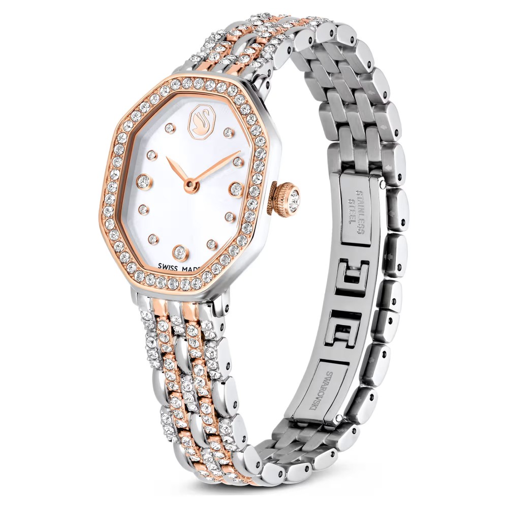 SWAROVSKI Dextera Eλβετικής κατασκευής, με Μπρασελέ από Ανοξείδωτο ατσάλι Δύο Τόνων 5715521 SWAROVSKI Dextera Eλβετικής κατασκευής, με Μπρασελέ από Ανοξείδωτο ατσάλι Δύο Τόνων 5715521