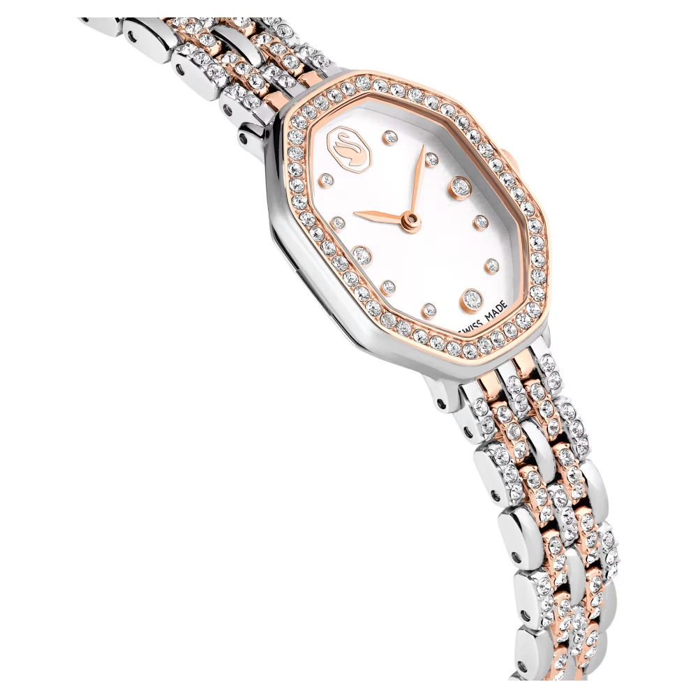 SWAROVSKI Dextera Eλβετικής κατασκευής, με Μπρασελέ από Ανοξείδωτο ατσάλι Δύο Τόνων 5715521 SWAROVSKI Dextera Eλβετικής κατασκευής, με Μπρασελέ από Ανοξείδωτο ατσάλι Δύο Τόνων 5715521