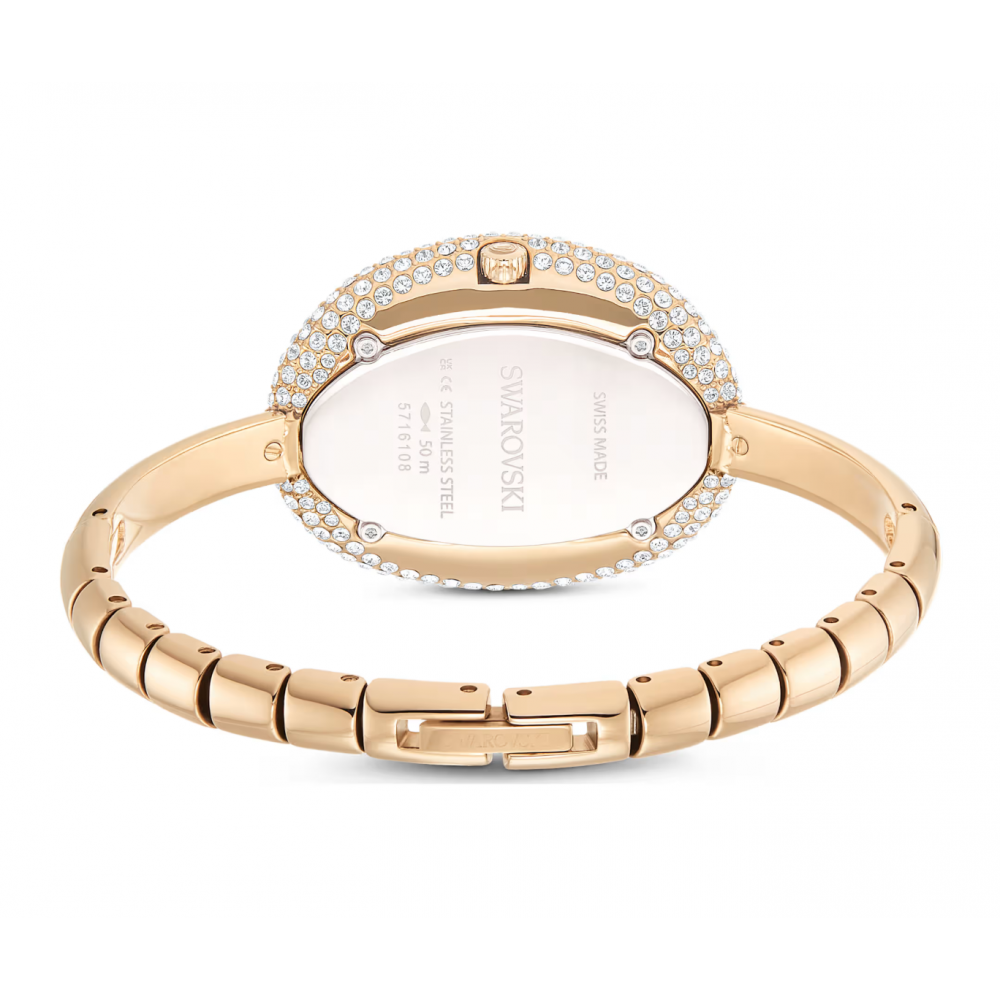 SWAROVSKI Imber Bangle Eλβετικής κατασκευής, Μπρασελέ από Ανοξείδωτο Ατσάλι, Χρυσός τόνος, 5716108