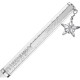 SWAROVSKI Crystalline SIlk Στυλό Λευκό Λακαρισμένο, Επιμετάλλωση χρωμίου 5717136