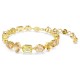 SWAROVSKI Gema Βραχιόλι, Μίξη Κοπών, Κίτρινο, Επιμετάλλωση σε Χρυσό Τόνο 5718072