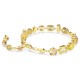 SWAROVSKI Gema Βραχιόλι, Μίξη Κοπών, Κίτρινο, Επιμετάλλωση σε Χρυσό Τόνο 5718072