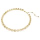 SWAROVSKI Κολιέ Tennis Millenia Οκτάγωνη κοπή, Κίτρινο, Επιχρυσωμένο 5718674