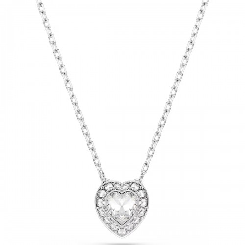 SWAROVSKI Μενταγιόν Angelic με αλυσίδα, Crystal, Kοπή σχήμα Καρδιάς, Επιροδιωμένο 5720852