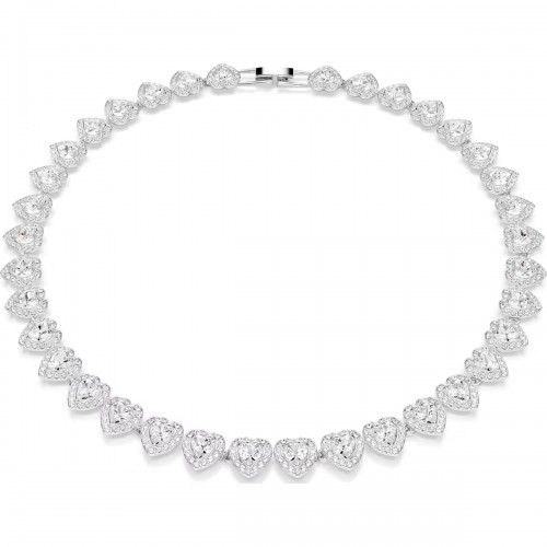 SWAROVSKI Angelic Κολιέ Κοπή "Καρδιά" Λευκό Επιροδιωμένο 5720857