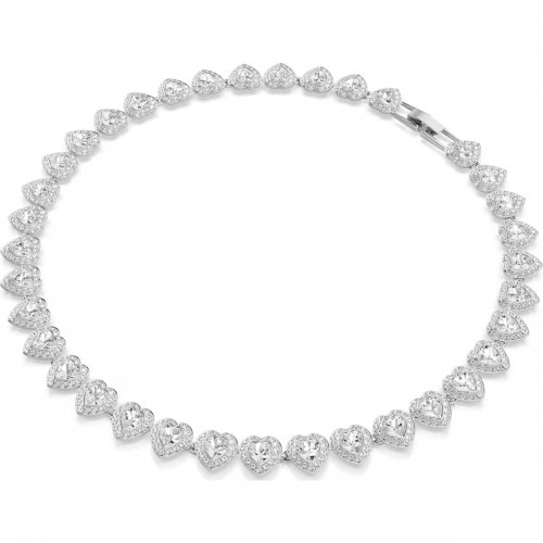 SWAROVSKI Angelic Κολιέ Κοπή "Καρδιά" Λευκό Επιροδιωμένο 5720857