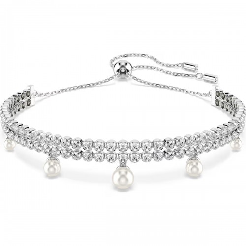 SWAROVSKI Βραχιόλι Crystal Pearl, Λευκό, Επιμετάλλωση ροδίου 5720870