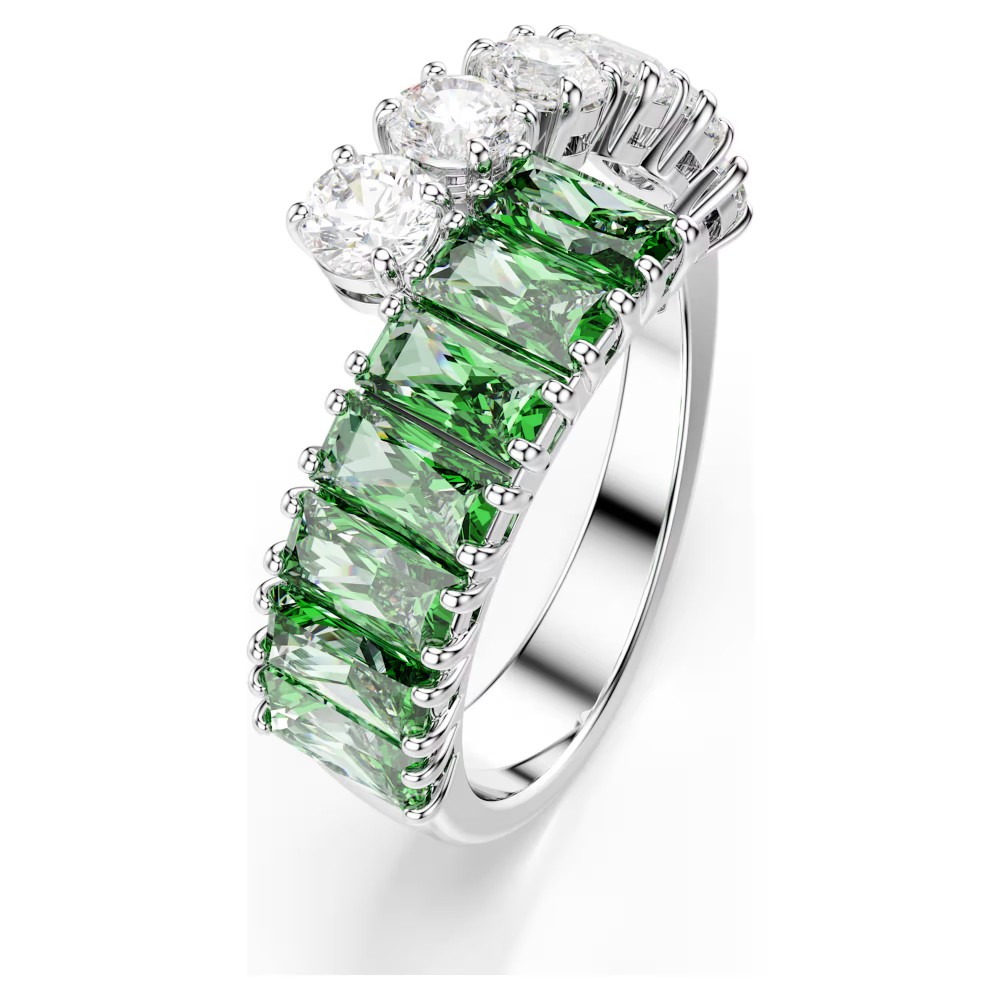 SWAROVSKI Matrix Δαχτυλίδι Πράσινο, Μίξη Κοπών, Επιμετάλλωση Ροδίου 5722456 SWAROVSKI Matrix Δαχτυλίδι Πράσινο, Μίξη Κοπών, Επιμετάλλωση Ροδίου 5722456