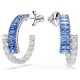 SWAROVSKI Σκουλαρίκια Matrix, Μικτή Κοπή, Μπλε, Επιροδιωμένο 5722459 SWAROVSKI Σκουλαρίκια Matrix, Μικτή Κοπή, Μπλε, Επιροδιωμένο 5722459