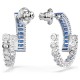 SWAROVSKI Σκουλαρίκια Matrix, Μικτή Κοπή, Μπλε, Επιροδιωμένο 5722459 SWAROVSKI Σκουλαρίκια Matrix, Μικτή Κοπή, Μπλε, Επιροδιωμένο 5722459