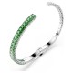 SWAROVSKI, Matrix Άκαμπτο βραχιόλι, Μικτή Κοπή, Πράσινο, Επιμετάλλωση Ροδίου 5722461 SWAROVSKI, Matrix Άκαμπτο βραχιόλι, Μικτή Κοπή, Πράσινο, Επιμετάλλωση Ροδίου 5722461