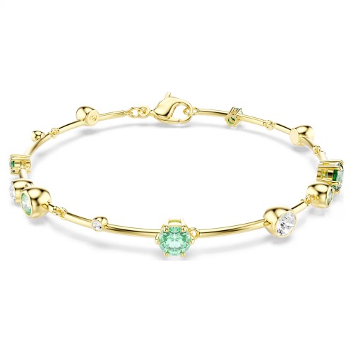 SWAROVSKI Constella Βραχιόλι Μίξη Κοπών Πράσινο - Λευκό, Επιχρυσωμένο 5722478 SWAROVSKI Constella Βραχιόλι Μίξη Κοπών Πράσινο - Λευκό, Επιχρυσωμένο 5722478