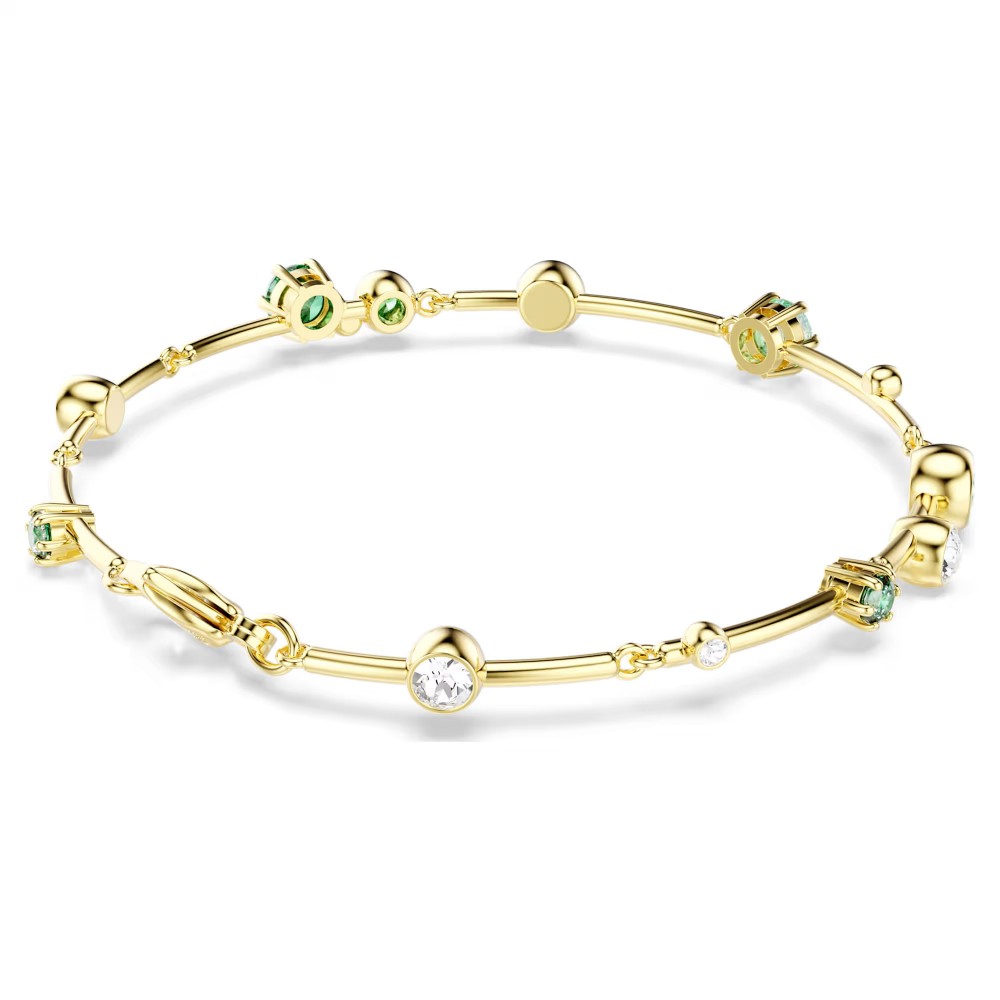 SWAROVSKI Constella Βραχιόλι Μίξη Κοπών Πράσινο - Λευκό, Επιχρυσωμένο 5722478 SWAROVSKI Constella Βραχιόλι Μίξη Κοπών Πράσινο - Λευκό, Επιχρυσωμένο 5722478