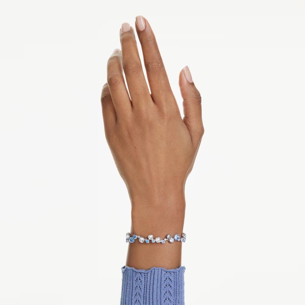 SWAROVSKI Βραχιόλι Constella, Μίξη Κοπών, Μπλε, Επιροδιωμένο 5722479 SWAROVSKI Βραχιόλι Constella, Μίξη Κοπών, Μπλε, Επιροδιωμένο 5722479