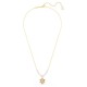 SWAROVSKI Idyllia Crystal Pearl Μενταγιόν με αλυσίδα, Λουλούδι Μίξη Κοπών, Χρυσ΄΄ος Τόνος 5723140