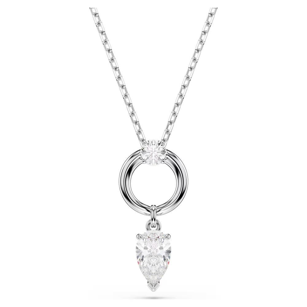 SWAROVSKI Mesmere Μενταγιόν με αλυσίδα, Λευκό, Pear Κοπή Επιροδιωμένο 5723146 SWAROVSKI Mesmere Μενταγιόν με αλυσίδα, Λευκό, Pear Κοπή Επιροδιωμένο 5723146