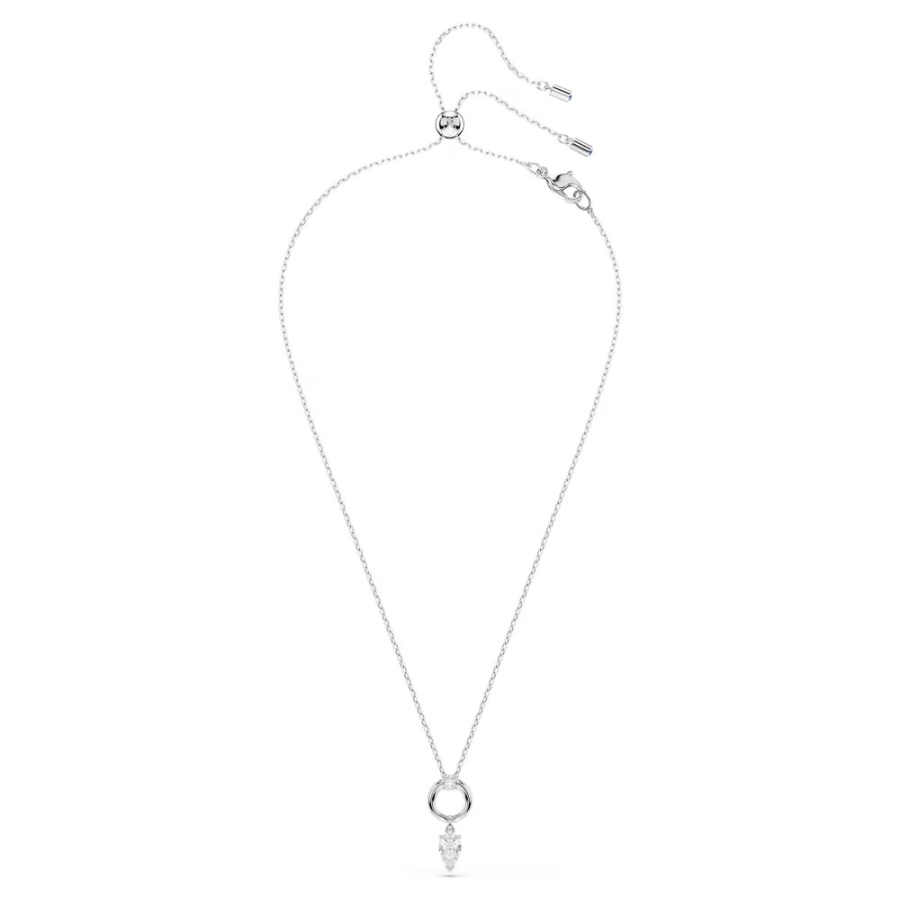 SWAROVSKI Mesmere Μενταγιόν με αλυσίδα, Λευκό, Pear Κοπή Επιροδιωμένο 5723146 SWAROVSKI Mesmere Μενταγιόν με αλυσίδα, Λευκό, Pear Κοπή Επιροδιωμένο 5723146