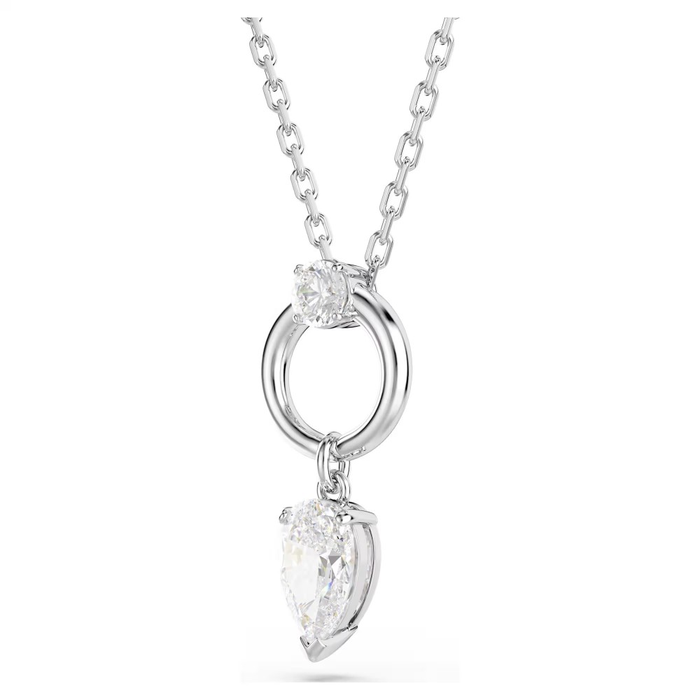 SWAROVSKI Mesmere Μενταγιόν με αλυσίδα, Λευκό, Pear Κοπή Επιροδιωμένο 5723146 SWAROVSKI Mesmere Μενταγιόν με αλυσίδα, Λευκό, Pear Κοπή Επιροδιωμένο 5723146