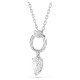 SWAROVSKI Mesmere Μενταγιόν με αλυσίδα, Λευκό, Pear Κοπή Επιροδιωμένο 5723146 SWAROVSKI Mesmere Μενταγιόν με αλυσίδα, Λευκό, Pear Κοπή Επιροδιωμένο 5723146