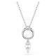 SWAROVSKI Mesmere Μενταγιόν με αλυσίδα, Λευκό, Pear Κοπή Επιροδιωμένο 5723146 SWAROVSKI Mesmere Μενταγιόν με αλυσίδα, Λευκό, Pear Κοπή Επιροδιωμένο 5723146