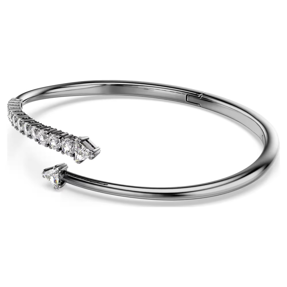 SWAROVSKI Sublima Άκαμπτο βραχιόλι, λευκό, Επιμετάλλωση Ρουθηνίου 5723171 SWAROVSKI Sublima Άκαμπτο βραχιόλι, λευκό, Επιμετάλλωση Ρουθηνίου 5723171