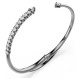 SWAROVSKI Sublima Άκαμπτο βραχιόλι, λευκό, Επιμετάλλωση Ρουθηνίου 5723171 SWAROVSKI Sublima Άκαμπτο βραχιόλι, λευκό, Επιμετάλλωση Ρουθηνίου 5723171